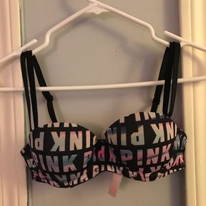 Pink “Wear Everywhere Multi-Way Pushup Bra”